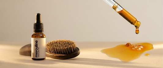 beard oil for men — facial hair care and skin underneath merculine™