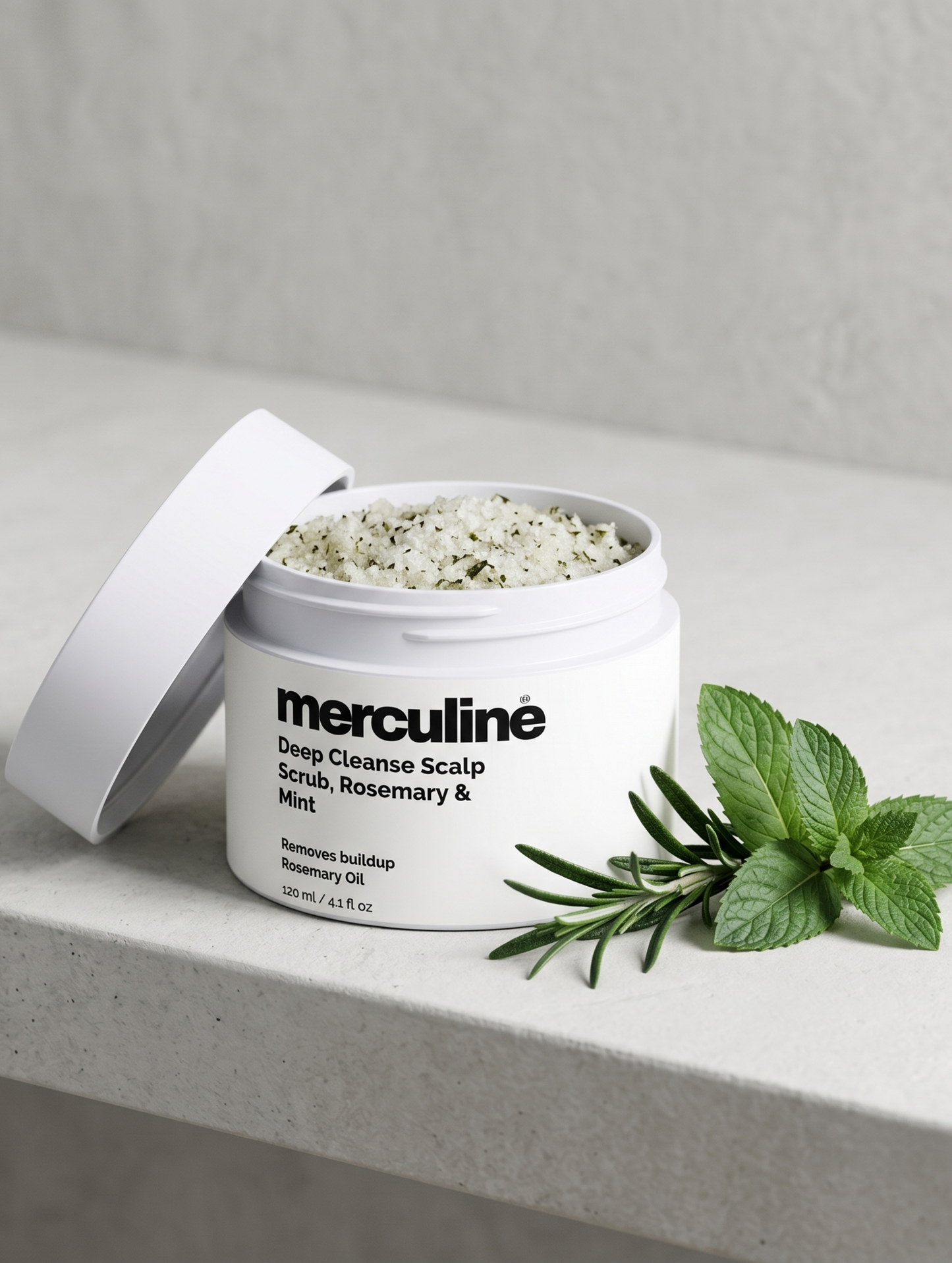 Deep Cleanse Scalp Scrub, Rosemary & Mint
